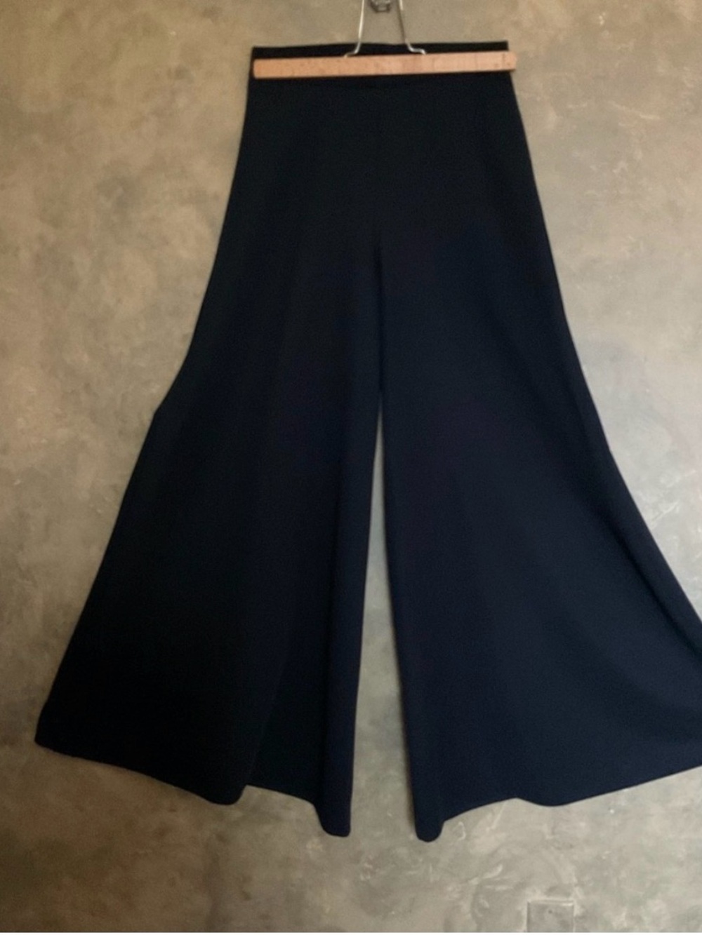 Vintage 70s Wide Leg Bellbottom High Waist Palazzo Pants